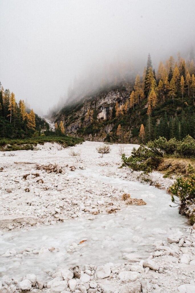 dolomites mist