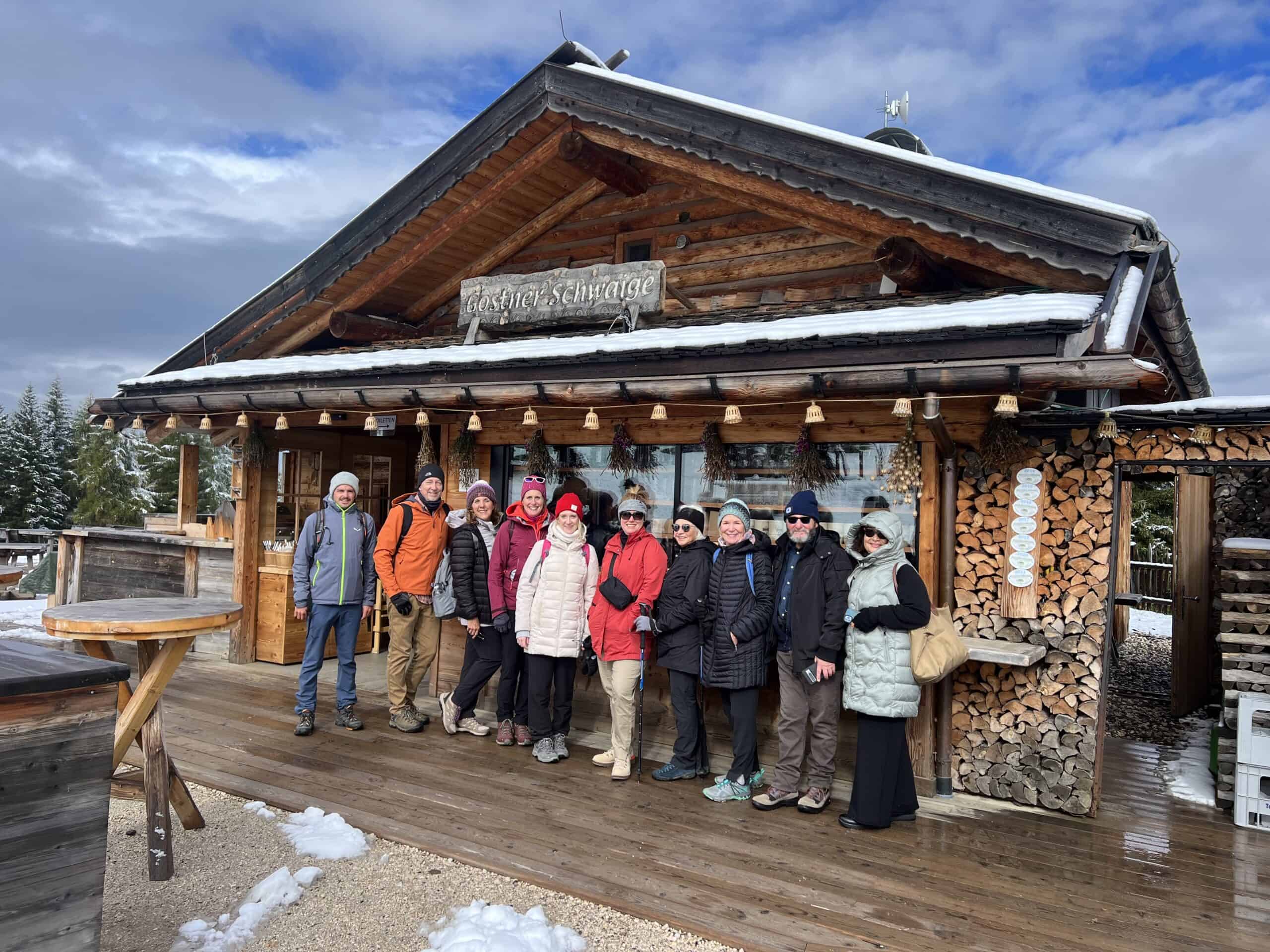dolomites xmas chalet