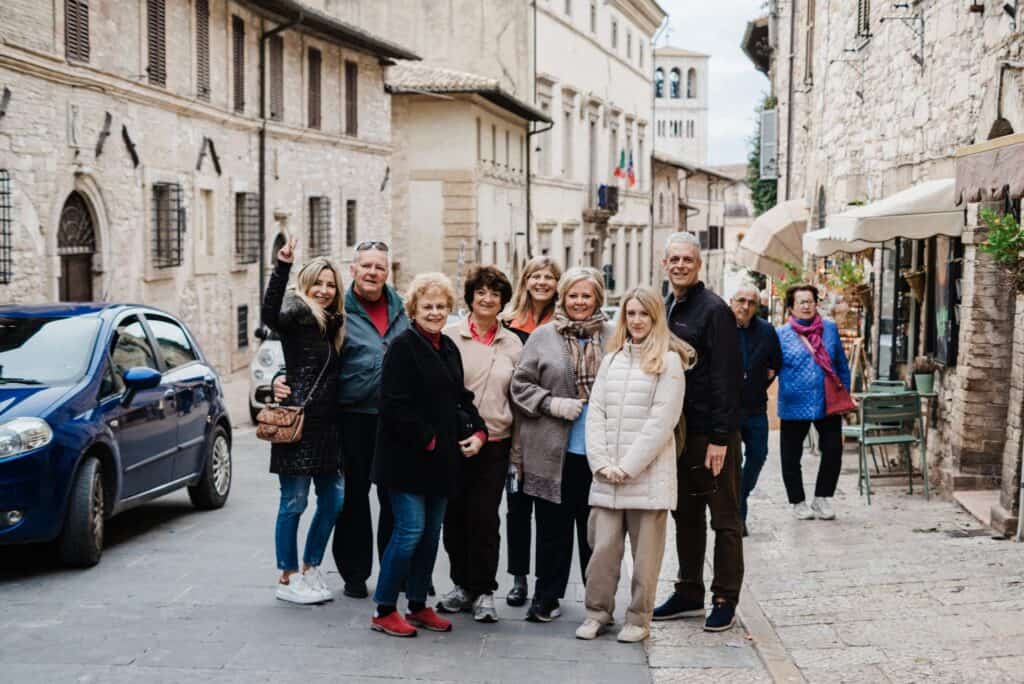 umbria fall tour guests
